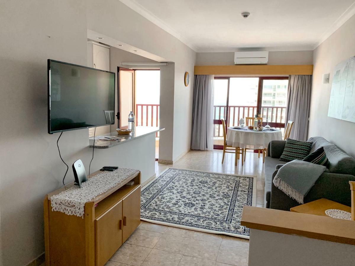 Panoramic Apartment In Portimao: Ocean View, Wifi Bagian luar foto